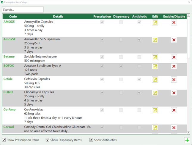 Prescriptions - Item Setup.png